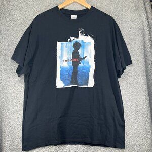 The Cure T-Shirt Robert Smith Front and Back Band Graphic Black Unisex XL